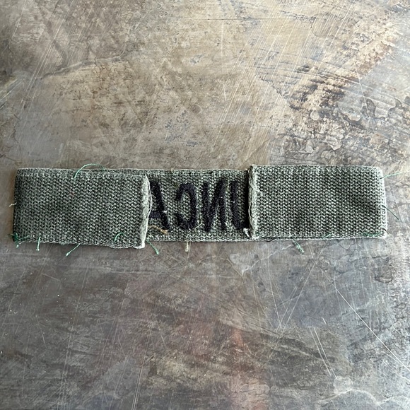 DUNCAN Embroidered Vintage ‘Army Green’ Military Name Tape Patch - Picture 3 of 9